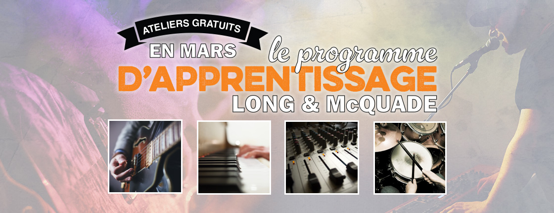 Programme dapprentissage Long & McQuade - Vaudreuil-Dorion, QC